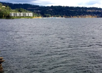 Beautiful view of lake Coeur d' Alene from Tubbs Hill